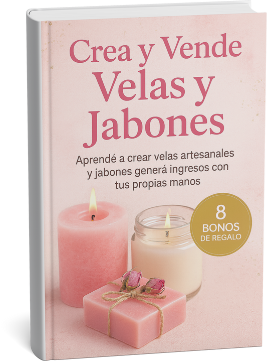 Libro Crea y vende Velas y Jabones